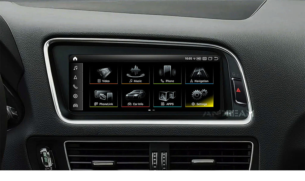 Navigatie dedicata CarPlay Android Auto pentru Audi A4, A4L, A5, S4, S5, RS4, RS5 si Q5 – Concert/Symphony/MMI 3G