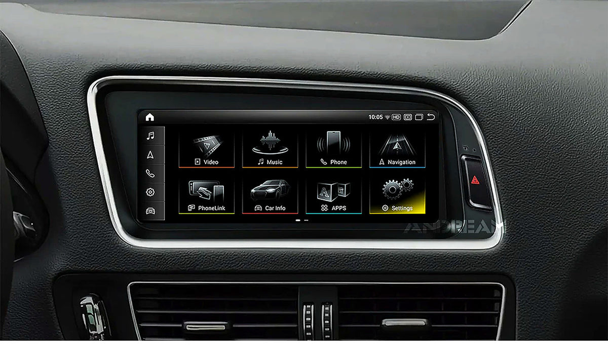 Navigatie dedicata CarPlay Android Auto pentru Audi A4, A4L, A5, S4, S5, RS4, RS5 si Q5 – Concert/Symphony/MMI 3G
