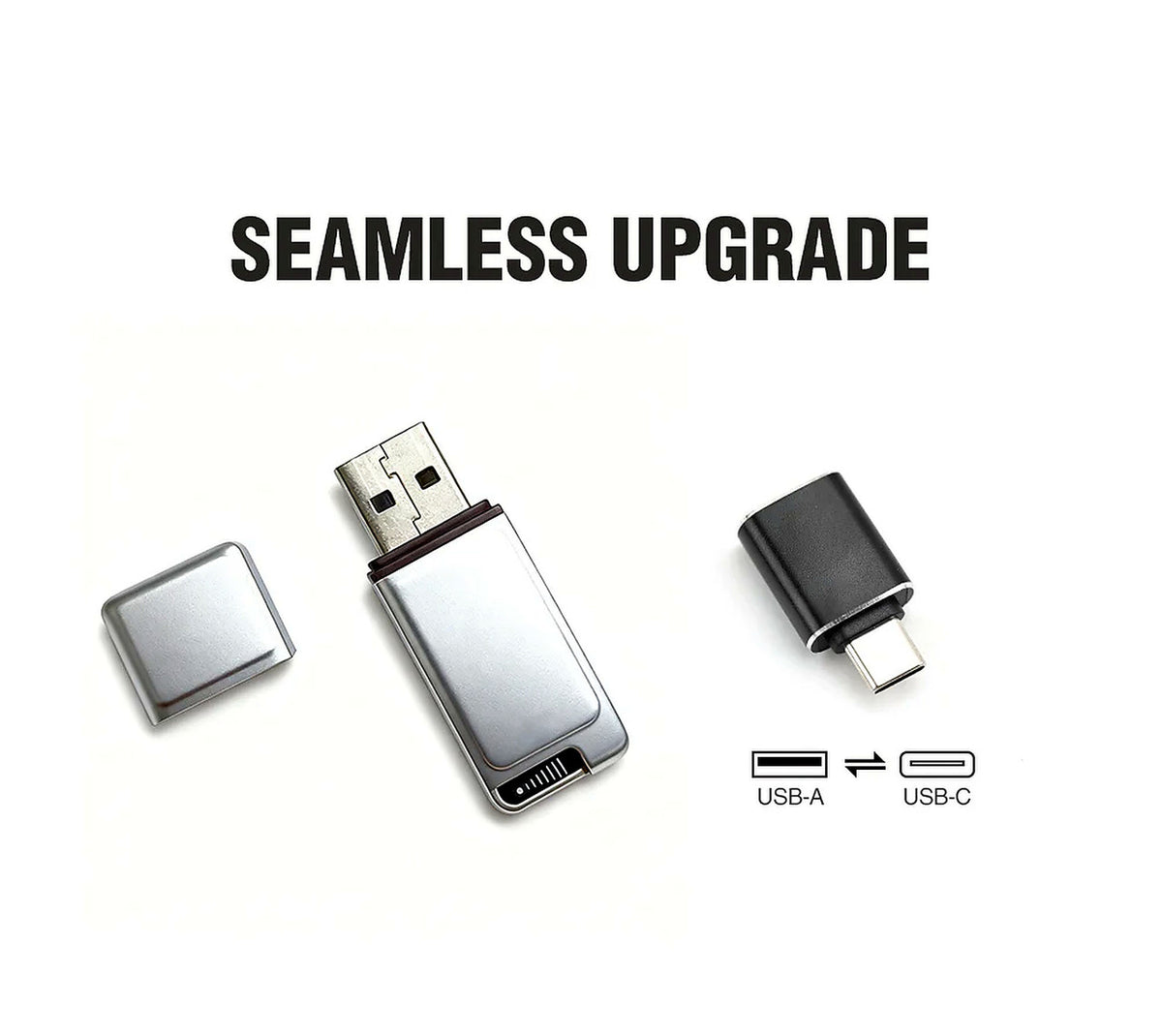 Adaptor USB 2-in-1 Wireless Apple CarPlay si Android Auto pentru masini cu CarPlay / Android Auto OEM prin cablu