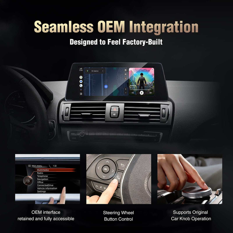 Navigatie dedicata cu Apple CarPlay & Android Auto Wireless pentru BMW Seria 1 & Seria 2 For BMW series 1 2 F20 F21 F22 F23 CIC/NBT