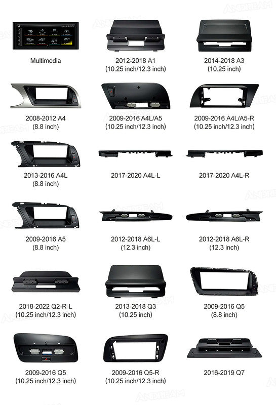 Navigatie dedicata Carplay Android Auto pentru Audi A1, A3, A4, A5, A6, A7, Q2, Q3, Q5 si Q7