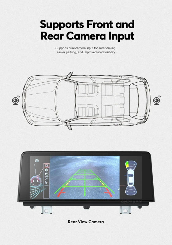Navigatie dedicata cu Apple CarPlay & Android Auto Wireless pentru BMW Seria 3 & Seria 4 F30 F31 F32 F34 F36 F80 F82