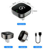 Adaptor USB Mini 2-in-1 Wireless Apple CarPlay si Android Auto pentru masini cu CarPlay / Android Auto OEM prin cablu